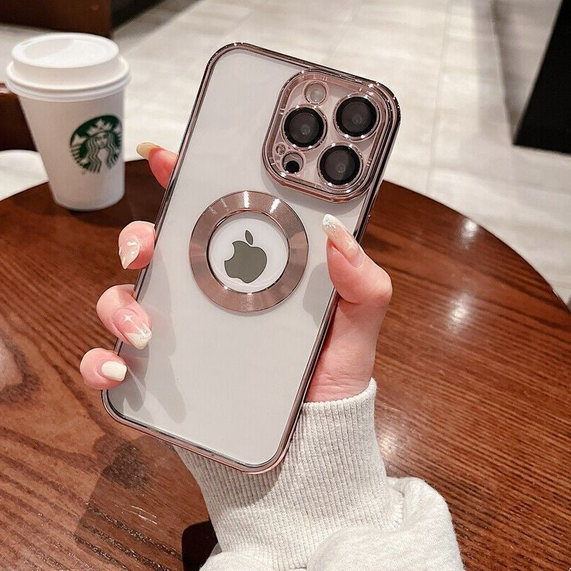 Pink Silicone Shockproof Magnetic Case Lens Cover for Apple Iphone 11 Pro Max
