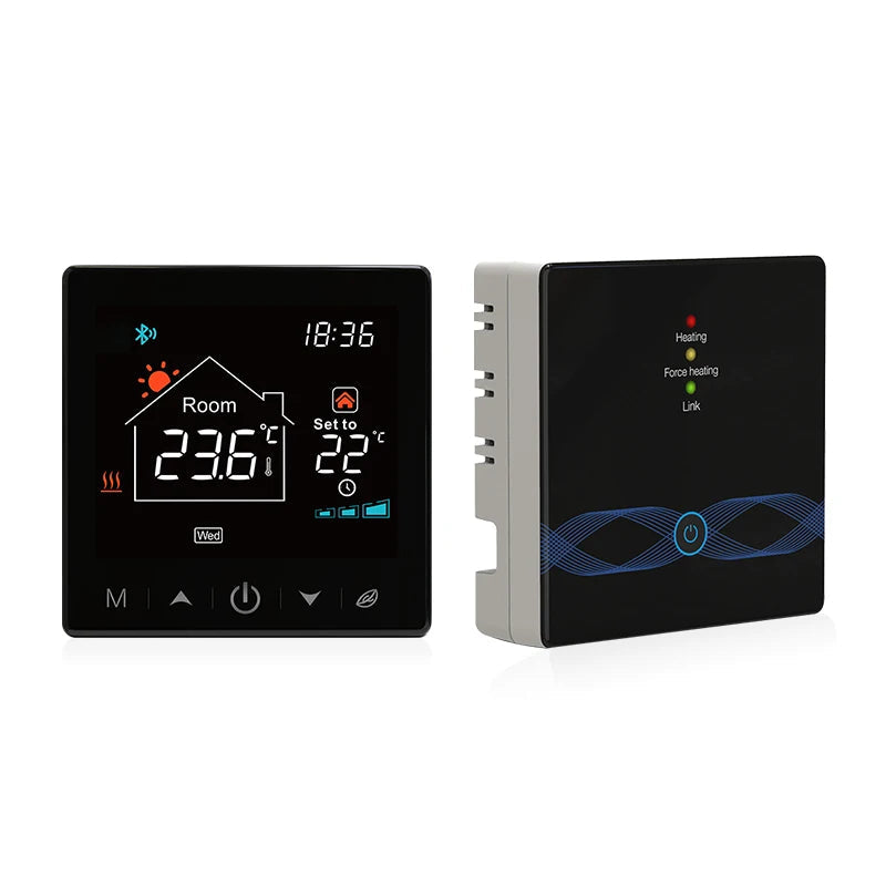 Tuya Wifi Boiler Thermostat Wireless Battery Gas Boiler Smart Thermostat Temperature Controller Alexa Google Home Smart Lile