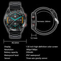 2024 New Bluetooth Call Smart Watch Men 360*360 HD Display Heart Rate Fitness Tracker ECG+PPG Business Smartwatches for Huawei